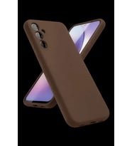 Galaxy A24 4G Kılıf First Silikon - Kahverengi