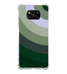 Xiaomi Poco X3 NFC Köşe Korumalı Antişok Kapak Renk Cümbüşü Tasarımlı Şeffaf Silikon Kılıf