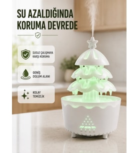 RGB Aydınlatmalı Şans Ağacı Aromaterapi Difüzörü 250 ML Hava Nemlendirici