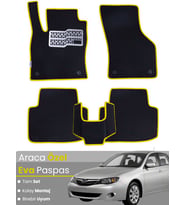 SSUBARU IMPREZA GH (2007-2011) Uyumlu EVA Paspas Tam Set–Oto Paspas,Araca Özel,Kolay Montaj