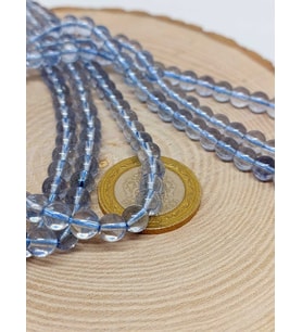 Topaz Taşı YARIM Dizi 6mm (18cm uzunluğundadır)