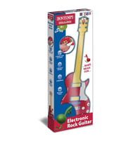 Elektronik Tuşlu ve Telli Askılı Kırmızı Gitar