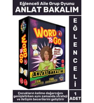 Premium Eğlenceli Strateji Kelime İletişim Bilgisi Çocuk Aile Grup Eğitici Oyun ANLAT BAKALIM