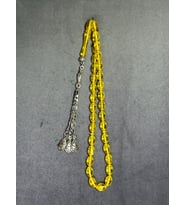 UÇAK CAMI TESBİH SARI RENKLİ T-94