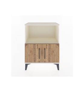 Arges Komodin 2 Raflı 2 Kapaklı 60x30x80 Aytaşı-Çam