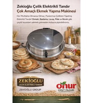 ZEKİOĞLU ELEKTRİKLİ TANDIR EKMEK TANDIRI KROM ÇELİK TANDIR