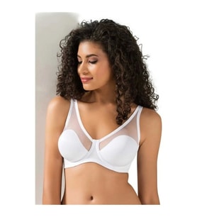 NİVEMESHOME 9200-C TÜL KAPLI SOFT C CUP SÜTYEN BEYAZ BDN:85 LE JARDİN