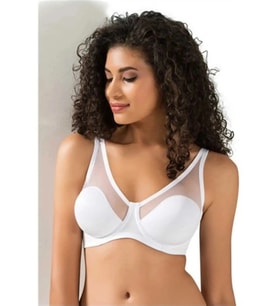 NİVEMESHOME 9200-C TÜL KAPLI SOFT C CUP SÜTYEN BEYAZ BDN:85 LE JARDİN