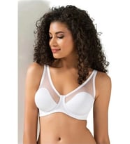NİVEMESHOME 9200-C TÜL KAPLI SOFT C CUP SÜTYEN BEYAZ BDN:85 LE JARDİN