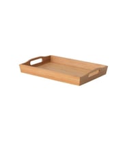 Bambu Kare Tepsi, Sunum ve Servis İçin 35x23 cm, Şık ve Doğal Tasarım