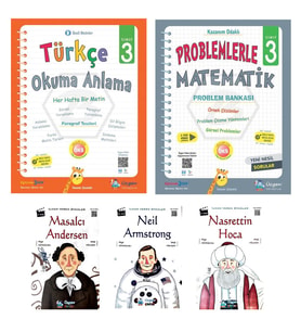 Üçgen 3.Sınıf Yaz Tatil Seti (Beyaz)