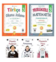 Üçgen 3.Sınıf Yaz Tatil Seti (Beyaz)