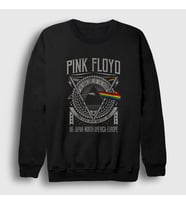 Presmono Unisex Siyah Tour Pink Floyd Sweatshirt 77010tt