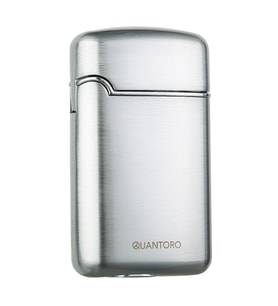 Quantoro Üç Torch Pürmüz Delicili Gümüş Metal Puro Çakmağı - TRZ1113