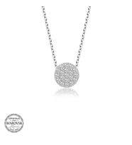 Swarovski Taşlı Gümüş Çember Bayan Kolye