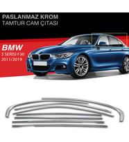 Bm-w F30 Krom Cam Çerçevesi 8 Parça TamTur 2011-2019 Arası Uyumlu