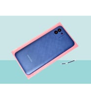 Samsung Galaxy A03 Sm A035 Uyumlu FULL KASA Arka Kapak Batarya Kapağı - MAVİ