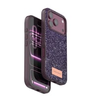 Northcity Onegif Apple iPhone 18 Pro Uyumlu Bright Simli Kapak - Bordo