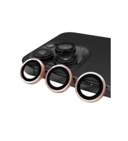 Apple iPhone 14 Pro Max Uyumlu Zore CL-07 Kamera Lens Koruyucu (Rose Gold Altın)