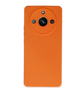 Realme 11 Pro Kılıf Nano içi Kadife Silikon - Turuncu