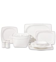 Korkmaz Bone Selection 60 Parça Kare Yemek Takımı A8427