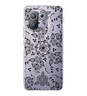 Xiaomi  Mi 11 Pro  Kamera Korumalı Kapak Nostalji Desen Tasarımlı Şeffaf  Kılıf