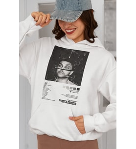 The Weeknd Beauty Behind The Madness Rapper Baskılı Unisex Oversize Şarkıcı Hoodie