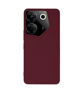 Tecno Camon 20 Pro 5G Kılıf First Silikon - Bordo