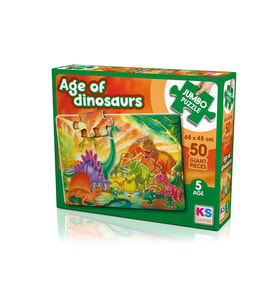 Ks Puzzle Age Of Dinosaurs Jumbo Puzzl31012
