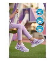 Ruffon 1030 F Lila-Mor Kız Çocuk Spor Ayakkabı