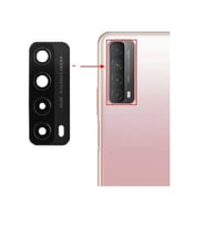 Tkgz Huawei Uyumlu P Smart 2021 Arka Kamera Camı Lens Yapışkanlı