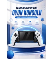 Taşınabilir 4.3” Ekranlı Retro Oyun Cihazı