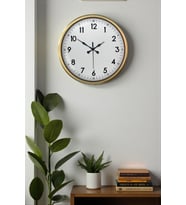 River World Duvar Saati 52 cm  Metal Dekoratif Eskitme
