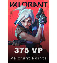 Valorant 375 VP Valorant Points Cash