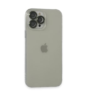 Apple İphone 13 Pro Max Kılıf Luko Lens Silikon - Yeşil