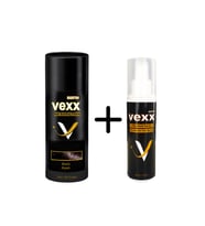 Vexx 50 Gr. Saç Tozu Topik + 100 ML. Sabitleyici Sprey Set 5 Renk (Siyah)