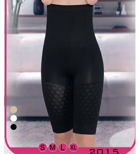 Siyah Yüksek Bel Paçalı Kadın Korse Karın Bel Basen Toparlayıcı S-XL 2015