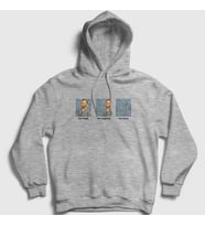 Presmono Unisex Gri Van Gone Art Painter Vincent Van Gogh Kapüşonlu Sweatshirt 303542tt (Gri)