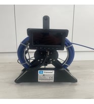Tesisat Ustalarının Yeni Gözleri-Bataryalı,30metre Sert Kablolu 17mm Pis Su Kamerası (Siyah)