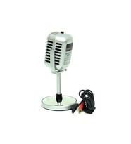 Karaoke Mikrofon Silver Speaker Hediyelik (Karışık)
