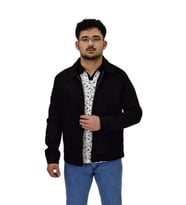Erkek Mevsimlik Süet Spor Mont 8073 BGL-ST04510 (Siyah)