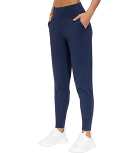 Kadın Yüksek Bel Yoga Koşu Egzersiz Joggers Hafif Eşofman Altı JOGER-EŞOFMAN (Lacivert)
