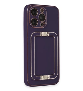 Iphone 14 Kılıf Coco Elit Kapak - Derin Mor