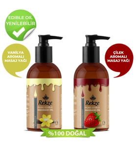 Genel Markalar Masaj Yagı Vanilya + Çilek Aromalı Aromaterapi 120 Ml