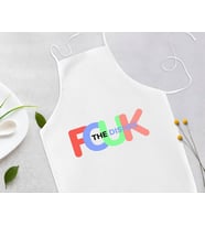 BK Gift Fcuk Tasarımlı Beyaz Mutfak Önlüğü Aşçı Hediyesi, Arkadaşa Hediye-8