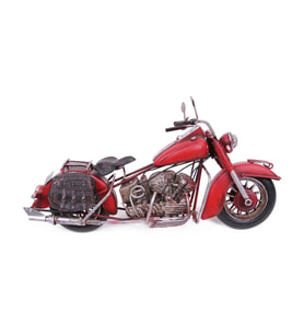 Mnk Dekoratif Metal Kırmızı Motosiklet 0510A-057-M125