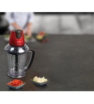 Tefal MB4705 MasterChop Powelix Maxi 4 Bıçaklı Rondo ve Doğrayıcı 500 W Kırmızı