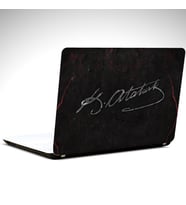 Kemal Atatürk Laptop Sticker 12 İnch (29X24CM)