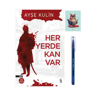 Her Yerde Kan Var - Ayşe Kulin 9786051854441 Büro Mavi Tükenmez Kalem (Renksiz)