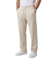 DeepSEA Beyaz Baggy Style Likralı Lastikli İpli Erkek Spor Pantolon 2600262
